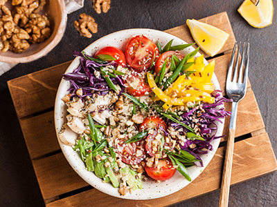 Ensalada con frutos secos